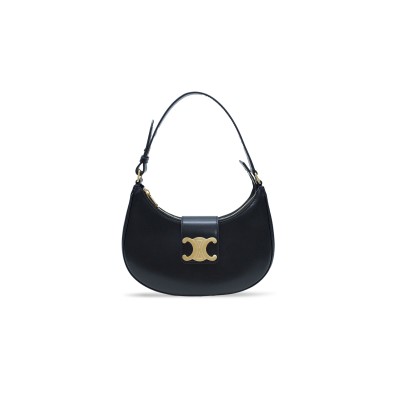 CELINE MEDIUM AVA TRIOMPHE BAG IN TRIOMPHE COWHIDE 114492BZJ.04LR (23*13.5*6cm)
